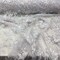 1 Yard White Sequin Lace Fabric with Embroidered Mesh and Scalloped Edges 51" Width